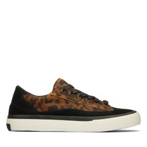 Clarks Aceley Blonder Sneakers Dame Leopard | CLK438TZH