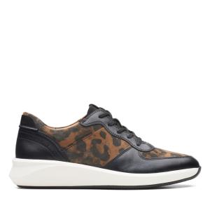 Clarks Un Rio Sprint Sneakers Dame Leopard | CLK576YIU