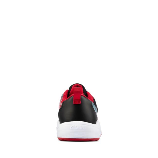 Clarks Aeon Pace Youth Sneakers Drenge Sort | CLK145TFY