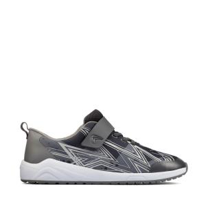 Clarks Aeon Pace Youth Sneakers Pige Grå | CLK963IOG